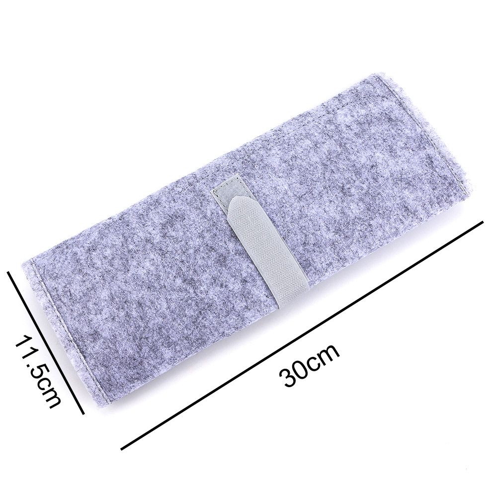 Travel Hair Straightener Storage Bag Curling Iron Pouch Heat Resistant Mat Pad Portable Fold Protective Case