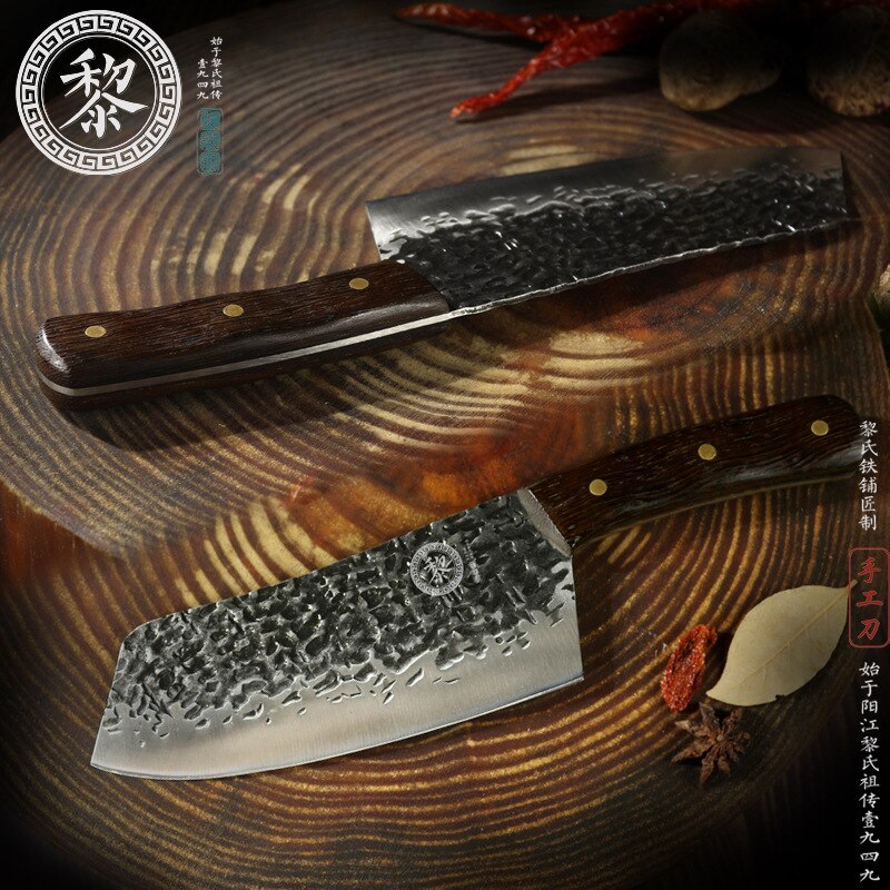 Forged Kitchen Knife Handmade Kitchen Knives 50Cr15mov Stainless Steel Cleaver Master Forged Blade Butcher Serbian Chef Knives