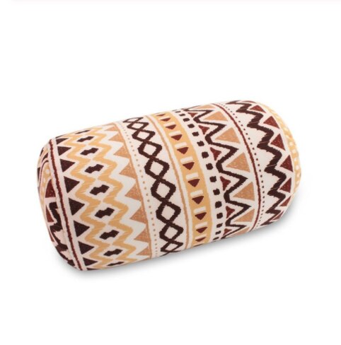 Mylb – oreiller en rouleau de microbilles à impression douce, coussin de voiture, Support de tête, de jambe et de dos, traversin de lit
