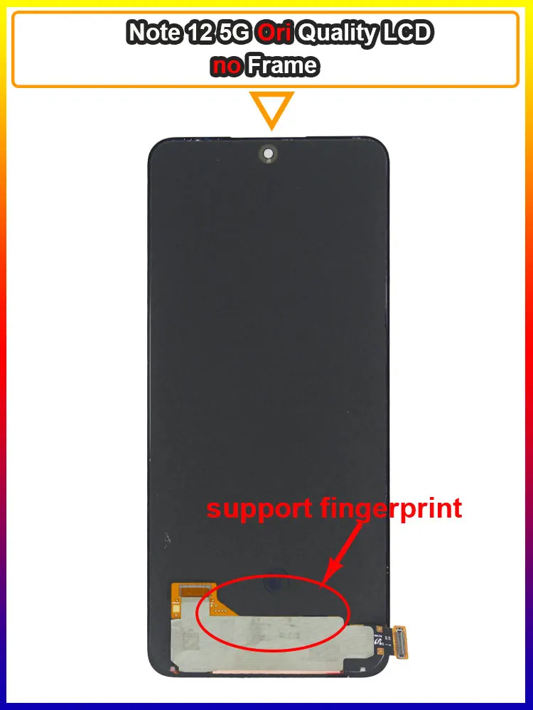 Pantalla LCD AMOLED de 6,67 pulgadas para Xiaomi Redmi Note 12 5G 22111317G pantalla táctil LCD para Redmi Note 12 5G 22111317I LCD con marco