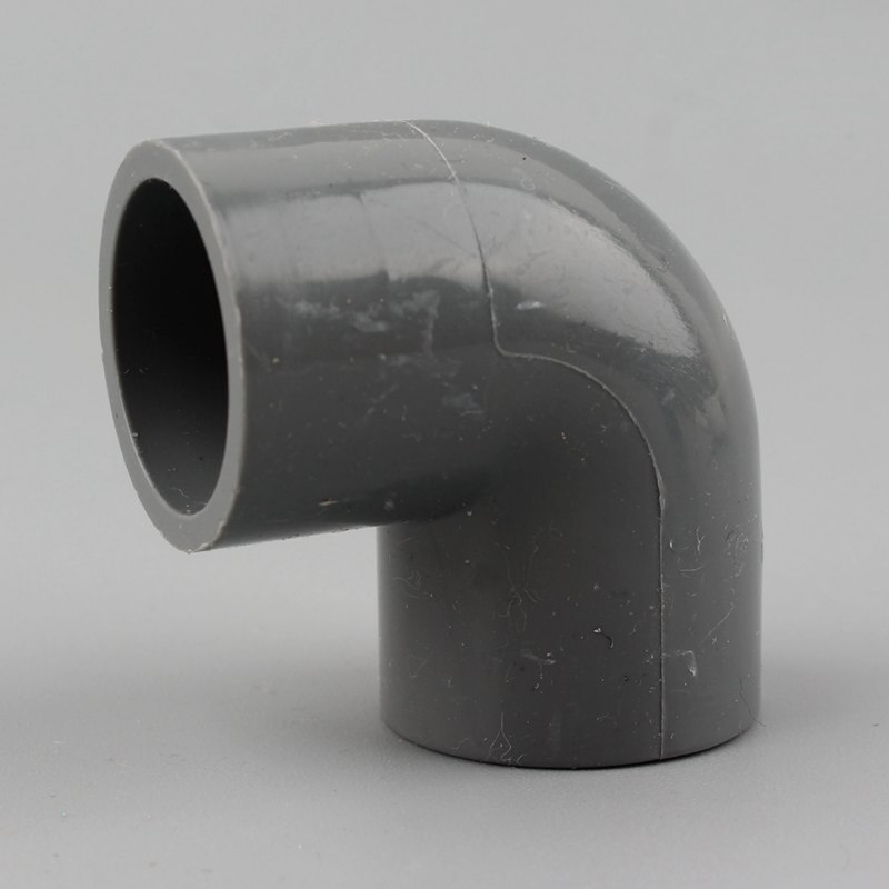 20 25 32 40 50mm Ellenbogen Anschluss PVC Wasser Versorgung Rohr 90 Grad Gemeinsame Kunststoff Wasser Rohr Armaturen Bewässerung zubehör: 32mm / Grau