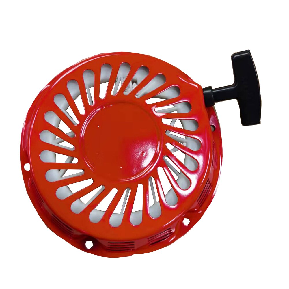 Pull Start Recoil Starter Assembly For Honda GX340 GX390 GX610 GX620 Red Lawn Mower Starter Replacement 28400-ZE3-W01 (ZA)