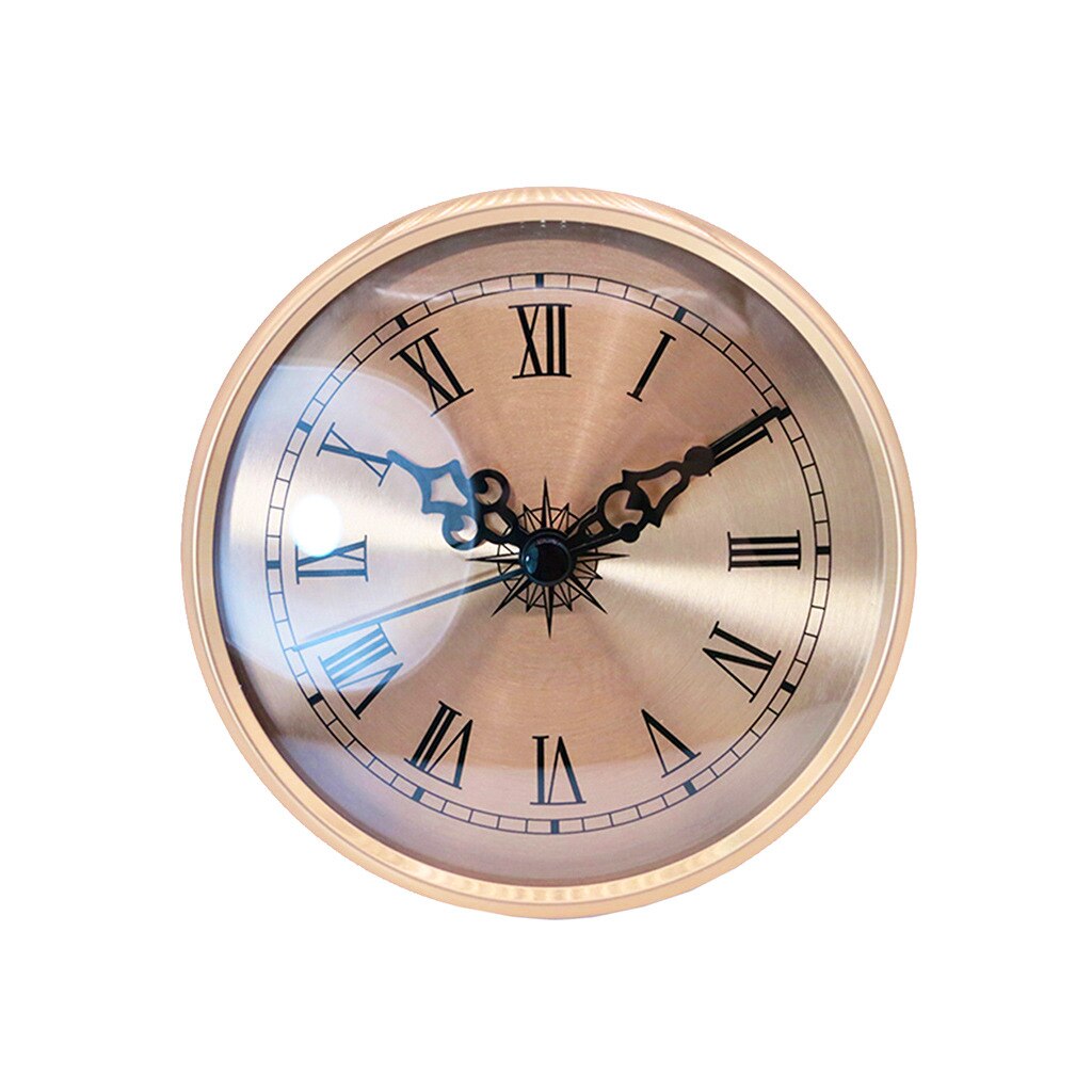 4.25Inch Quartz Clock Insert Roman Numeral Clock Movement DIY Fit 3.39' Hole