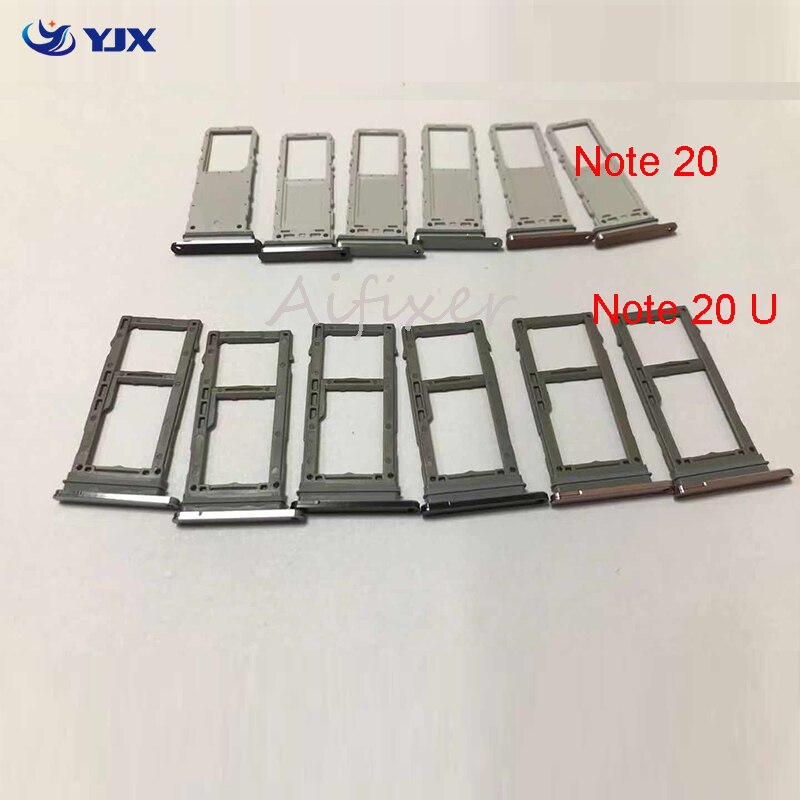Supporto per Slot per scheda Sim singola per Samsung Note20 Ultra per Galaxy Phone Note 20 custodia SIM Chip adattatore per scheda SD parti del cassetto