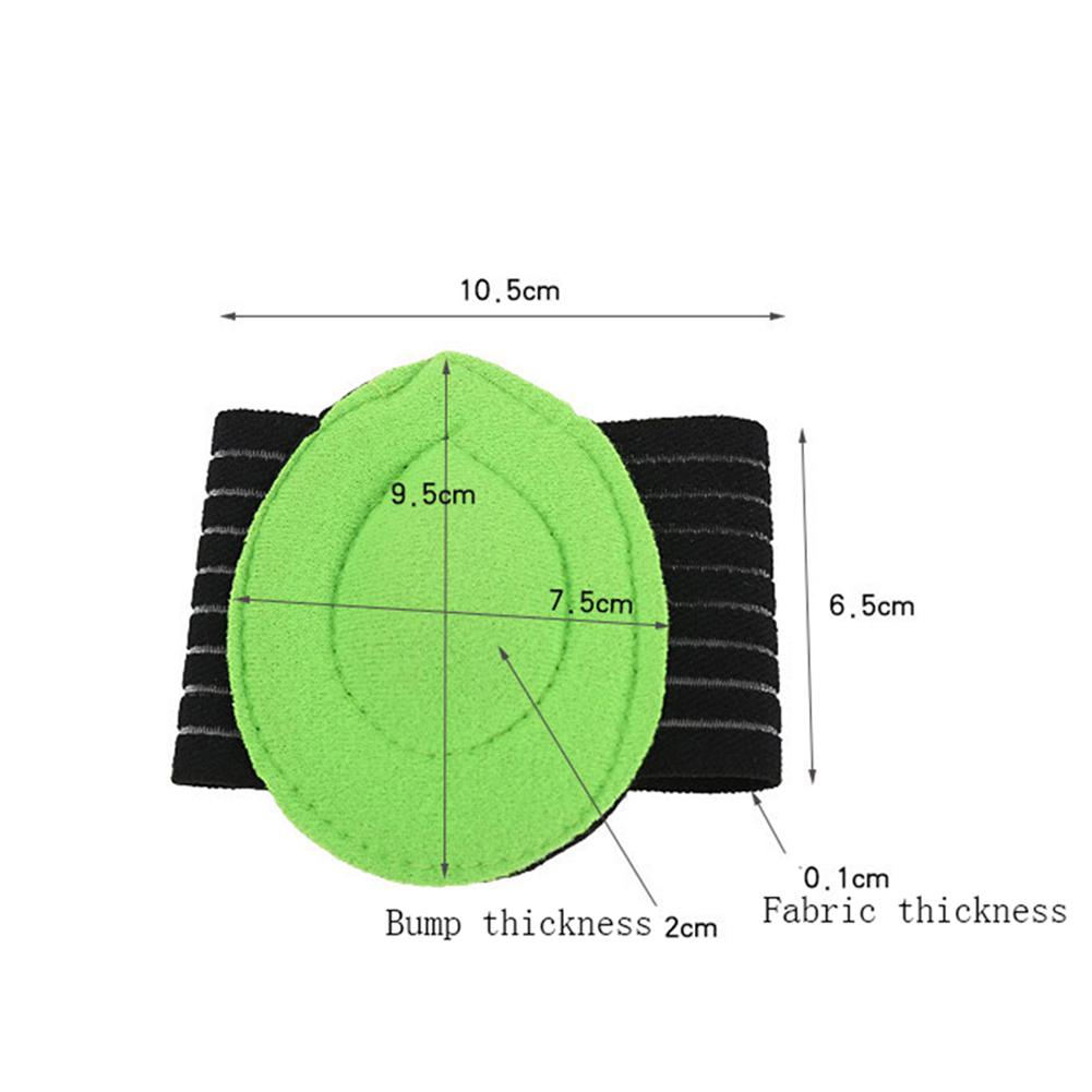 1 paio traspirante piede arco ispessito tappetino scarpa sportiva soletta Pad fasciatura cinturino Unisex