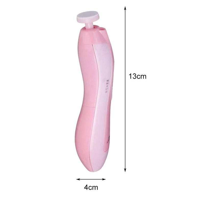 Pulidor de uñas eléctrico para bebés, cortador de uñas para dedos de los pies, herramienta recortadora manicura compacta ligera para niños