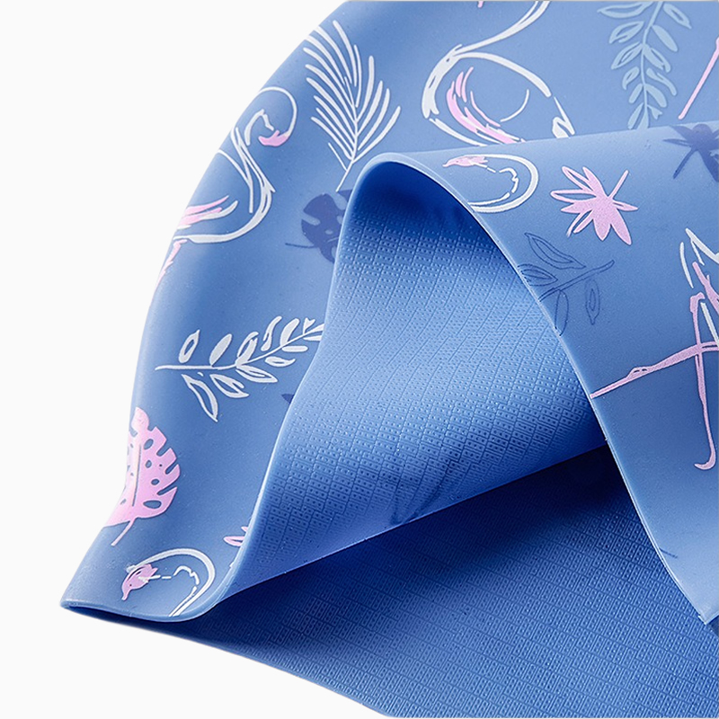 Vrouwen Professionele Badmuts Lang Haar Beschermen Watersport Waterdichte Bedrukte Zwembadhoed