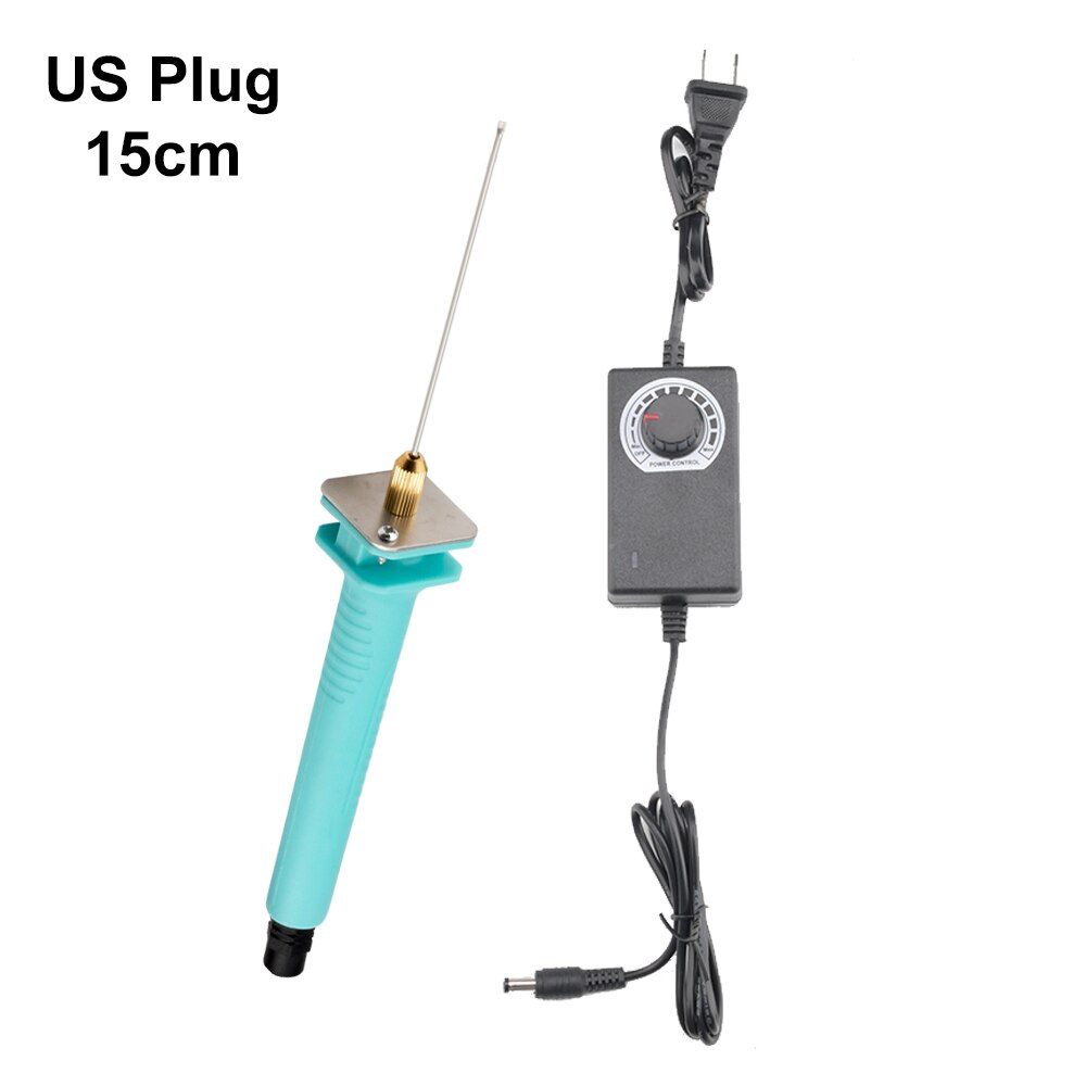 Foam Cutter Pen 110V-240V Electric Foam Polystyrene Cutting Machine Styrofoam Cutter DIY with Adjustable Temperature Adapter: US Plug 15cm