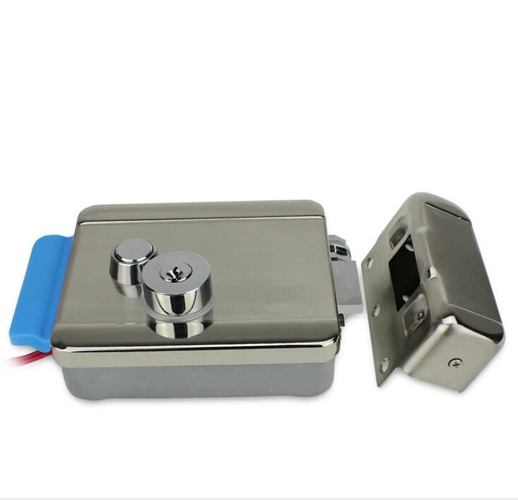 Stainless steel outdoor Electric Gate Door Lock Secure Electric metallic Lock Electronic Door Lock for intercom gate door