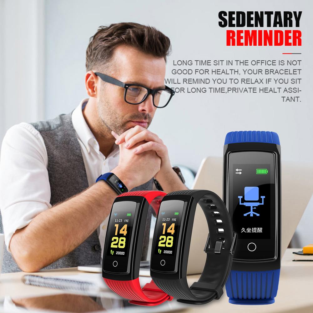 Smart Bracelet 3 Colors Smart Wristband Color Screen Smart Band Heart Rate Step Counting Exercise Reminder Waterproof Fitness