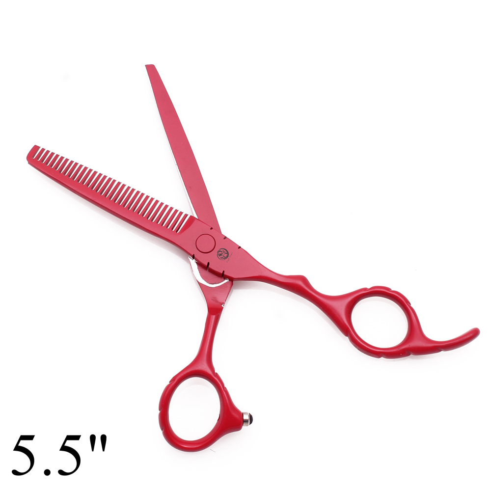 Professionele Kapper Schaar 5.5 "6" Roestvrij Kappers Knippen Schaar Dunner Schaar Haar Schaar Set Z1010: Clear