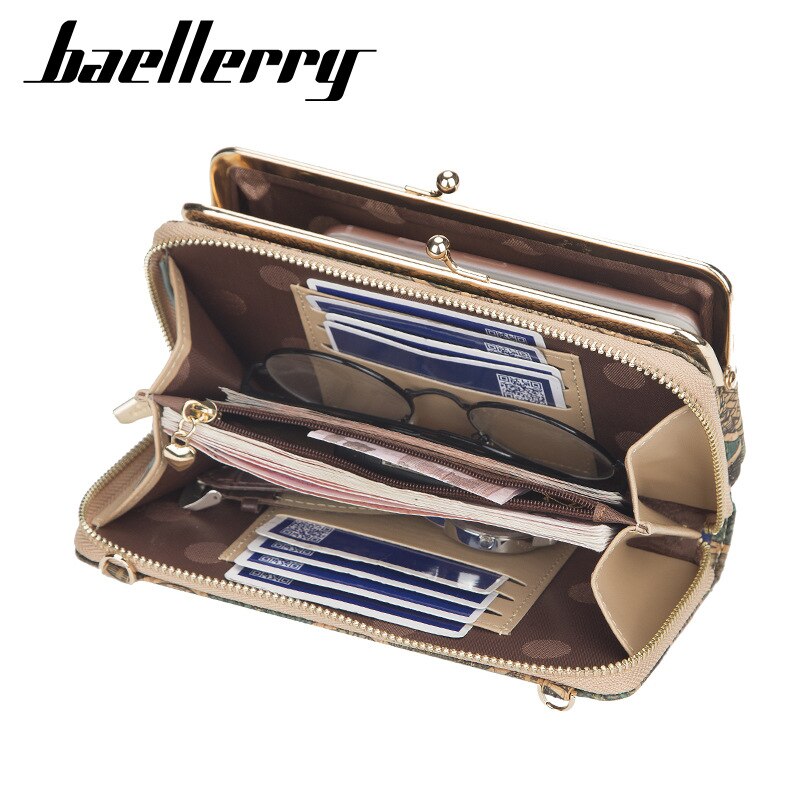 Baellerry Colorful Cellphone Bag Wood Grain Daily Use Card Holder Small Summer Shoulder Bag for Women