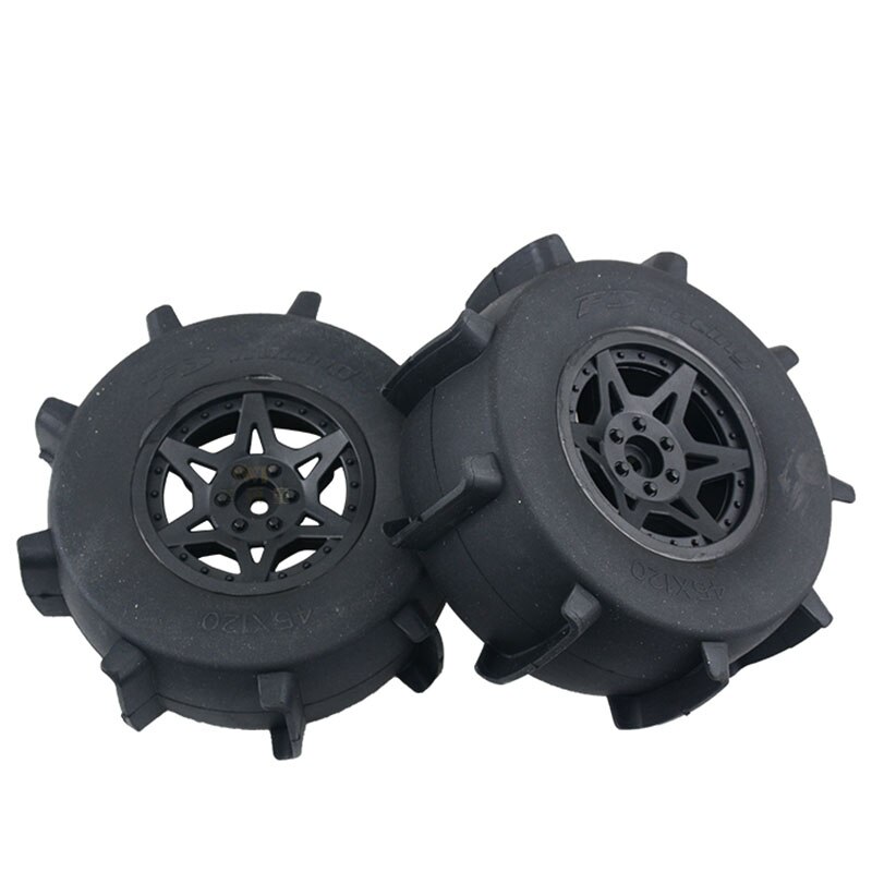 RC Car Parts Remote control Model Cars FS 1/10 Floating Bigfoot Off-road Vehicle Buggy Snow/Beach Tires Tire Wheels 12mm Adapter