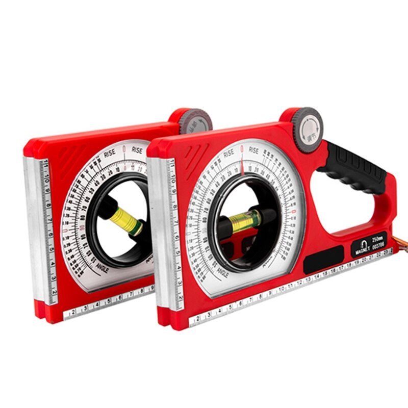 50LB Multi-functional 0-130 Degree Slope Measure Protractor Magnetic Engineering Inclinometer ABS Angle Meter Slope Meter