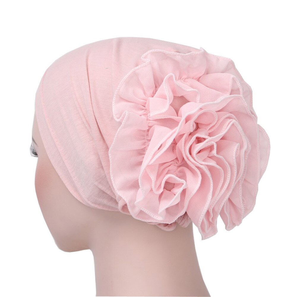 Las nuevas mujeres de encaje Floral sombrero turbante India tapa musulmana sombreros redecilla gorra de quimio capó de flores gorro para mujer 902: PK