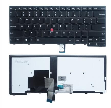 Pour IBM Lenovo THINKPAD T440 T440P T440S T450 T450s T460 T431s E431 e440 l440 l450 l460 l470 t450s Clavier US/UK/mise en page Espagnole: backlit kb