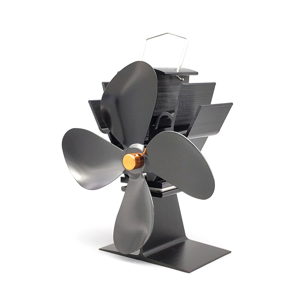 4 lames énergie thermique brûleur ventilateur chaleur conduite Circulation Eco hiver amical calme maison efficace Distribution de chaleur