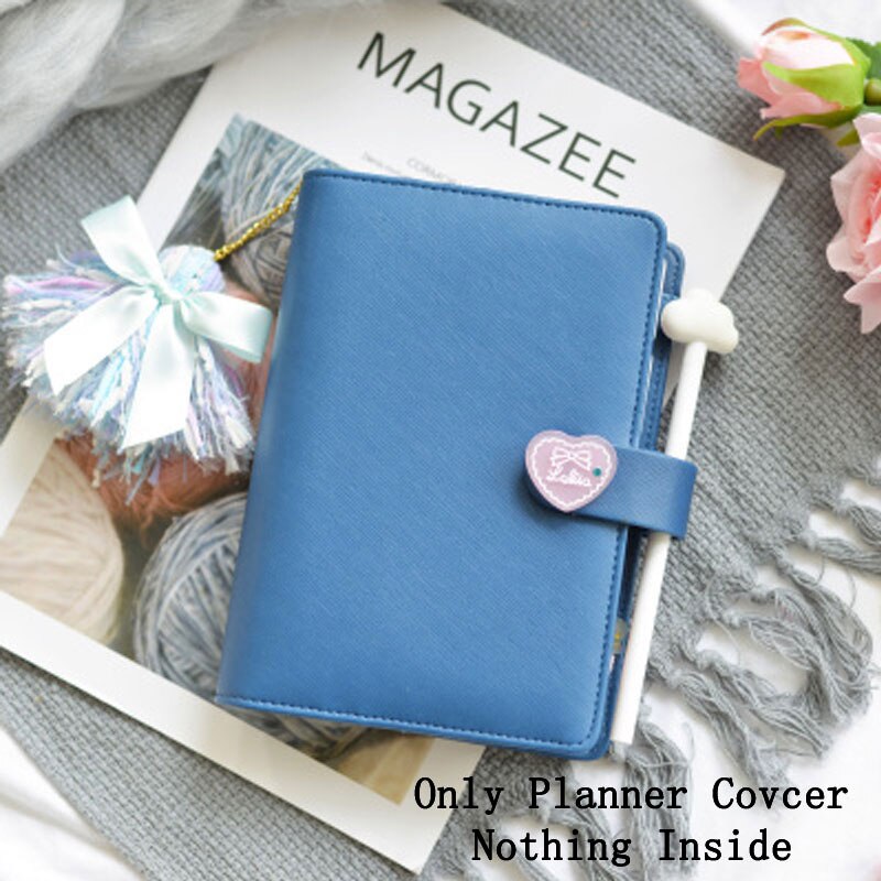 Lovedoki 2020 Dokibook Notebook di Colore Della Caramella Della Copertura A6 Loose-Leaf Tempo Planner Organizer Serie Diario di Appunti del Personale: NO9 only Cover