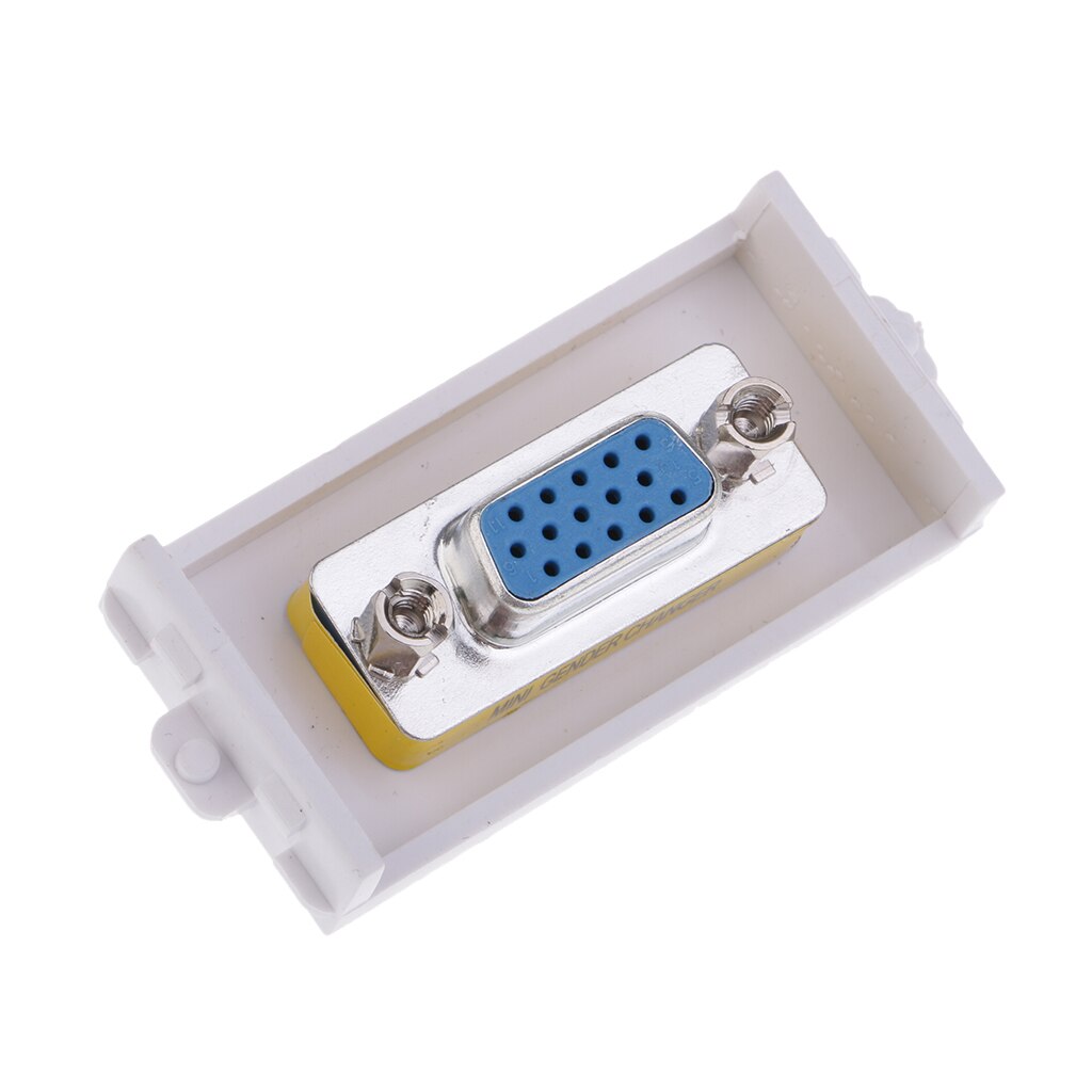 Thuis Vga Stopcontact Module Modulaire Outlet Plaat Panel Direct Plug
