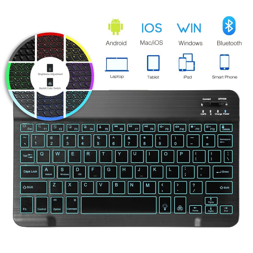 2.4G Mini Wireless Keyboard Bluetooth Keyboard For ipad Phone Tablet laptop Rechargeable keyboard For Android ios Windows kits