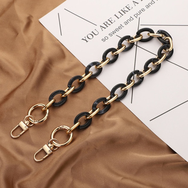 40/60cm Acrylic Bag Chain Bag Strap Removable Bag Accessories Women's Resin Chain Chain Of Bags Purse Chain Fishbone Chain: 2-40cm