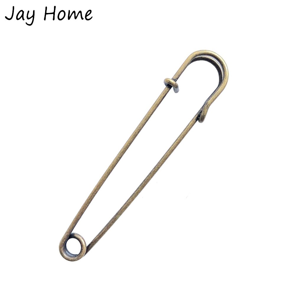 Alfileres de seguridad de 50mm, agujas de acero inoxidable, alfileres de costura grandes, broche para joyería, accesorios de costura, 4/20 Uds.