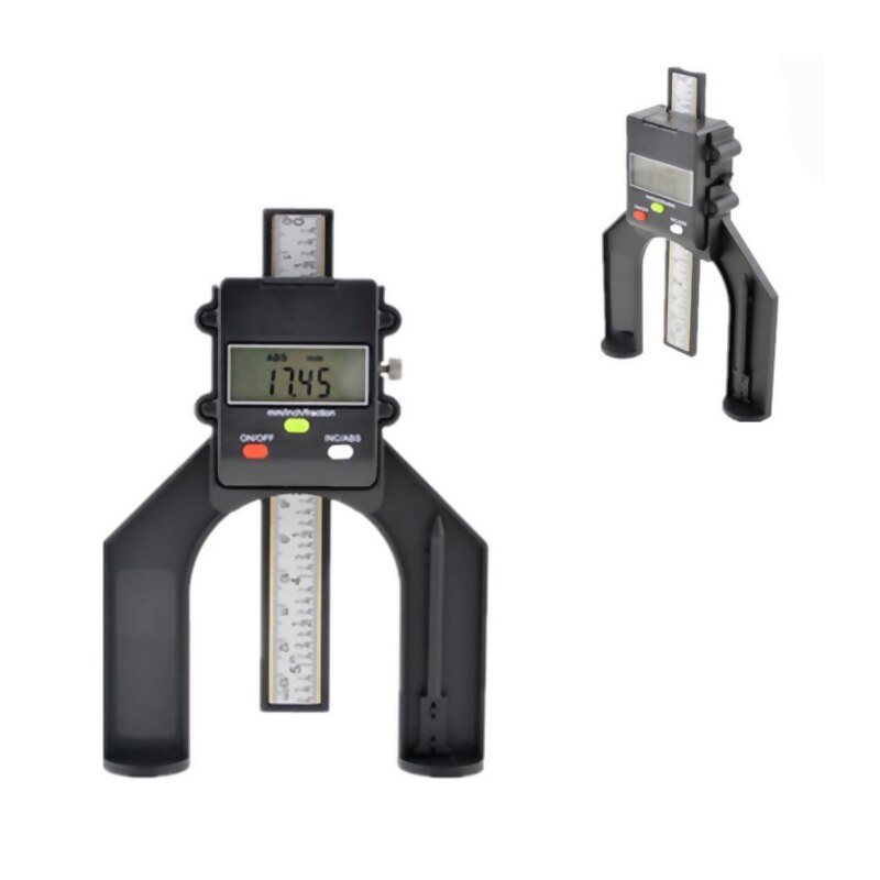 LCD Digital Slide Caliper Vernier Ruler Height and Depth Gauge with Measuring Range 0-80mm with Magnets Router Table Saw Tool