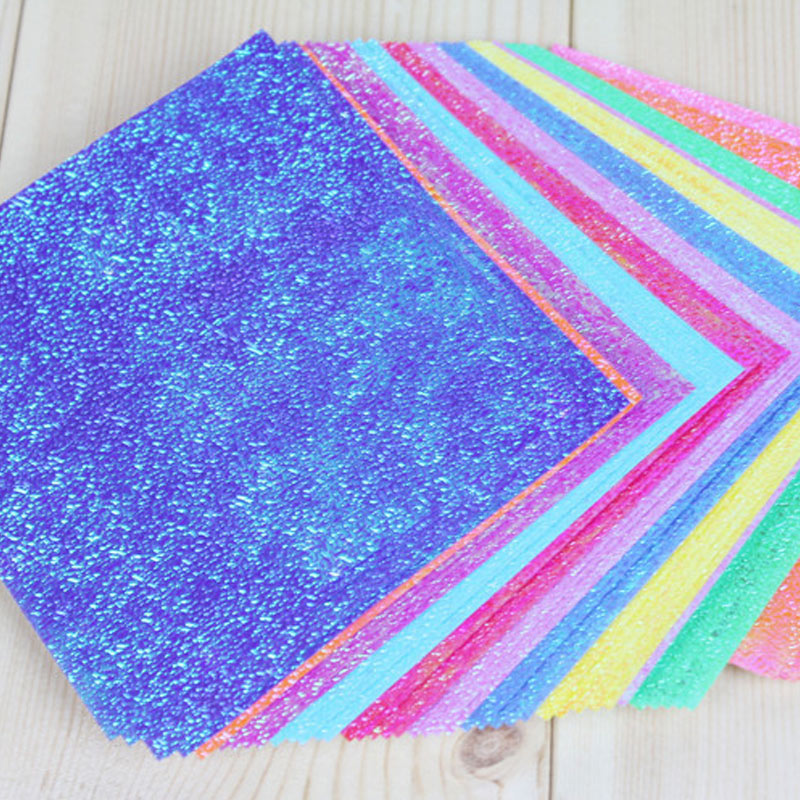 50 sztuk/zestaw papier origami cięcie papieru jednostronnie lśniące składane jednokolorowe papiery dzieci Wykonany ręcznie Scrapbooking, rzemiosło dekoracji
