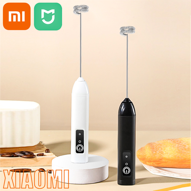 Xiaomi Montalatte elettrico USB ricaricabile Schiuma creatore miscelatore Caffè Crema cappuccino Bevanda Schiuma Bacchetta Frullino per le uova portatile
