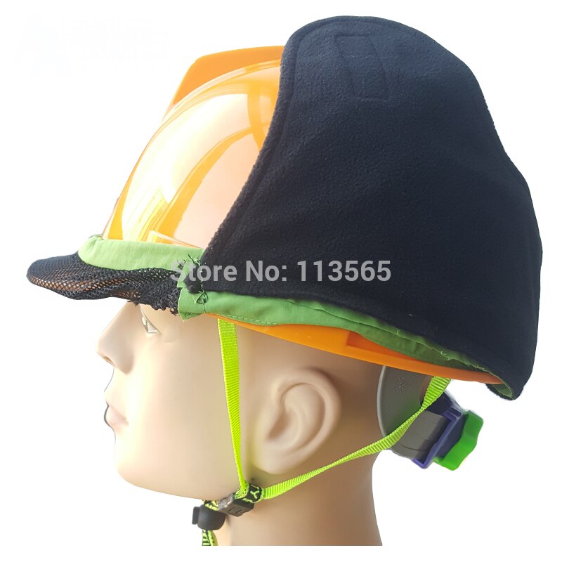 safety helmet cold protection shield
