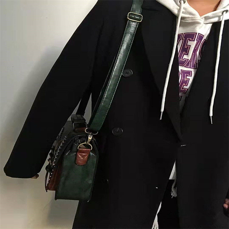 Mbti Vintage Japanse Stijl Schoudertas Vrouw Mode Hasp Patchwork Bolso Mujer Crossbody Sac A Main Studenten Daily Casual Tas