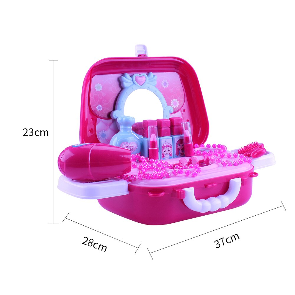 Kit cosmétique de Simulation pour enfants, jeu de rôle de 20 pièces, joli salon de beauté, outil de maquillage, Puzzle, jouet éducatif pour filles et garçons