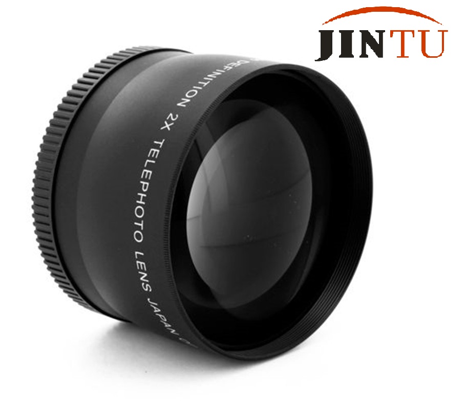 JINTU 67 MM 2.0x 2X Profi Vergrößerung Tele HD Lupe Glas objektiv für Kanon Nikon 67mm Gewinde + mit kostenlosen tragen tasche