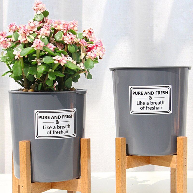 Plant Stand Indoor Wood Flower Pot Holder Wooden Display Potted Rack Modern Home Living Room Hotels Offices Gardening Decor Tool