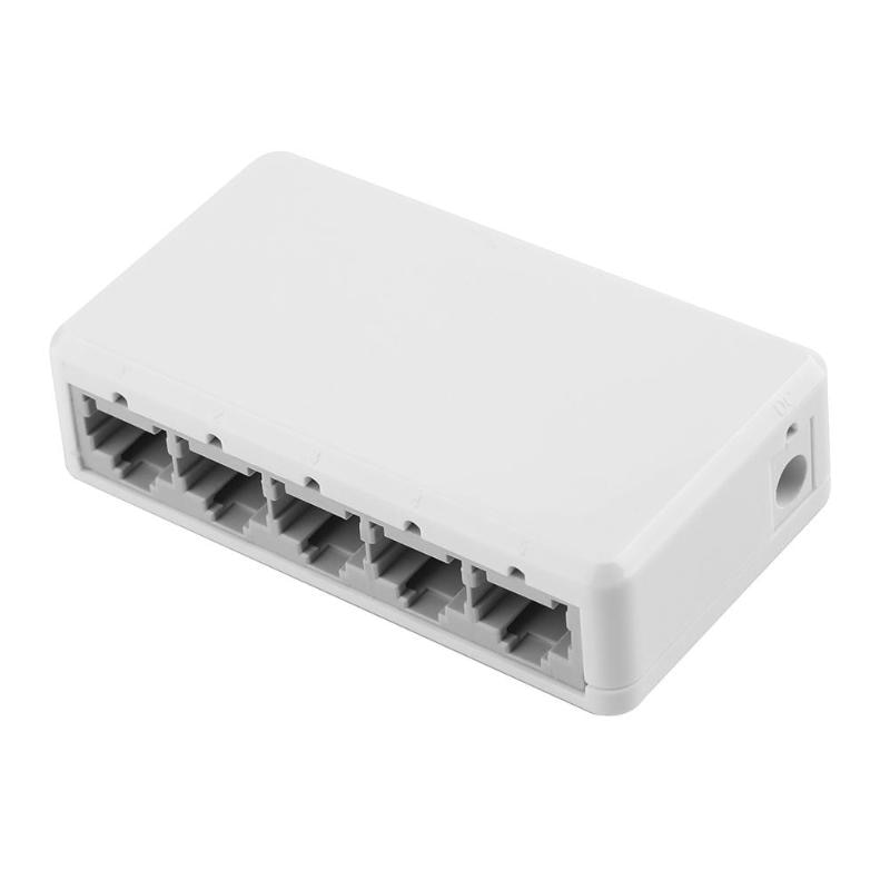 5 Häfen Gigabit Schalter 10 100 Mbps RJ45 LAN Ethernet Schnelle Schreibtisch Netzwerk Schalt Hub USB Energie Versorgung Zubehör