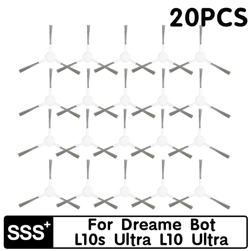 Voor Dreame Bot L10s Ultra L10 Ultra Robot Stofzuiger Onderdelen Rubberen Zijborstel Hepa Filter Mop Rag Stofzak Optioneel: Oranje
