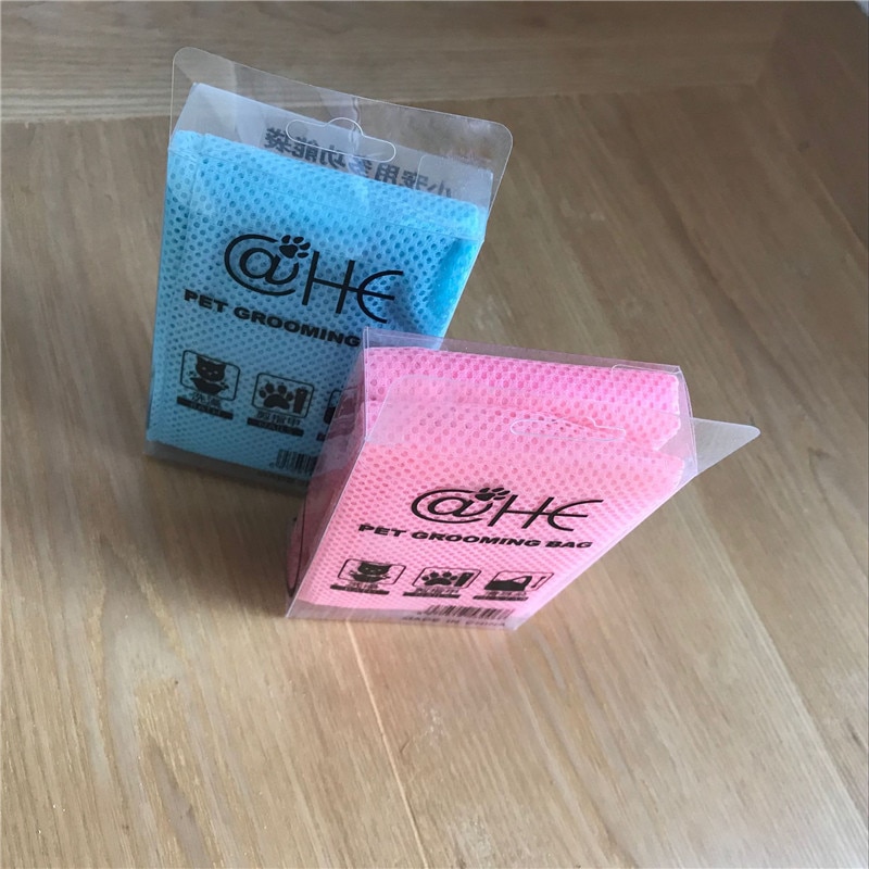 Cat Mesh Grooming Bath Bag kitten Washing Bathing Pet Nail Trim Injecting Examing Anti Scratch Bite Restraint Bag