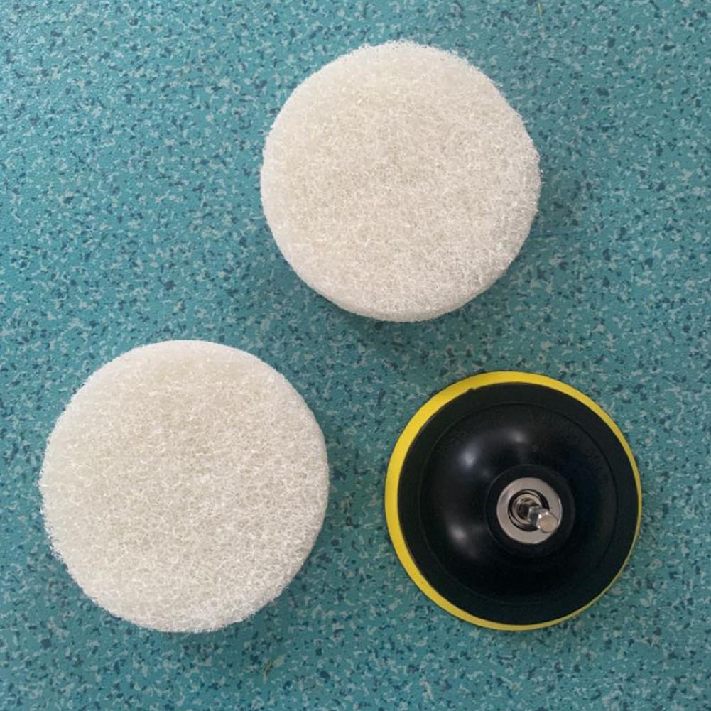 Electric Drill Brush Replaceable Scouring Pad Set Power Scrubber Polishing Brush Kit Accessories For Carpet Glass Car Clean