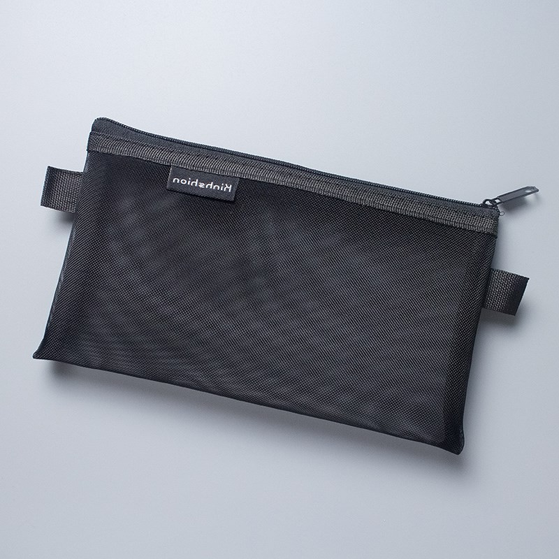 1pcs Simple Transparent Mesh Pencil Case School Supplies Colour Pen Box Office Student Pencil Cases Nylon: 330