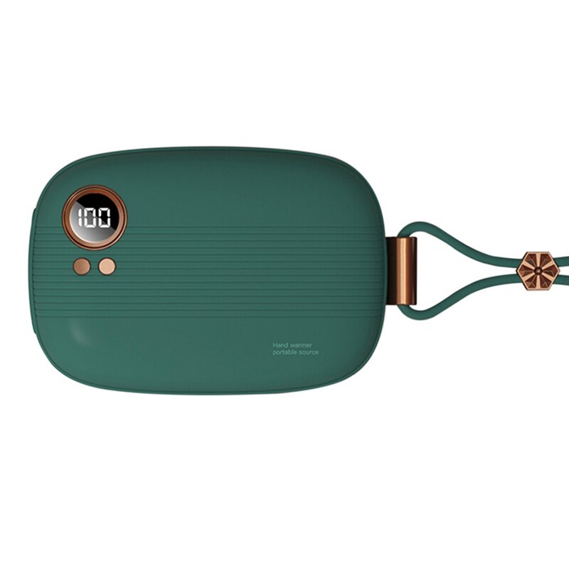 Chauffe-Mains Rechargeable 2-en-1 Magnétique – Poche Chauffante Électrique USB 5000mAh, 3 Niveaux Chaleur (40-60°C) – Idéal Camping, Randonnée, Ski, Hiver