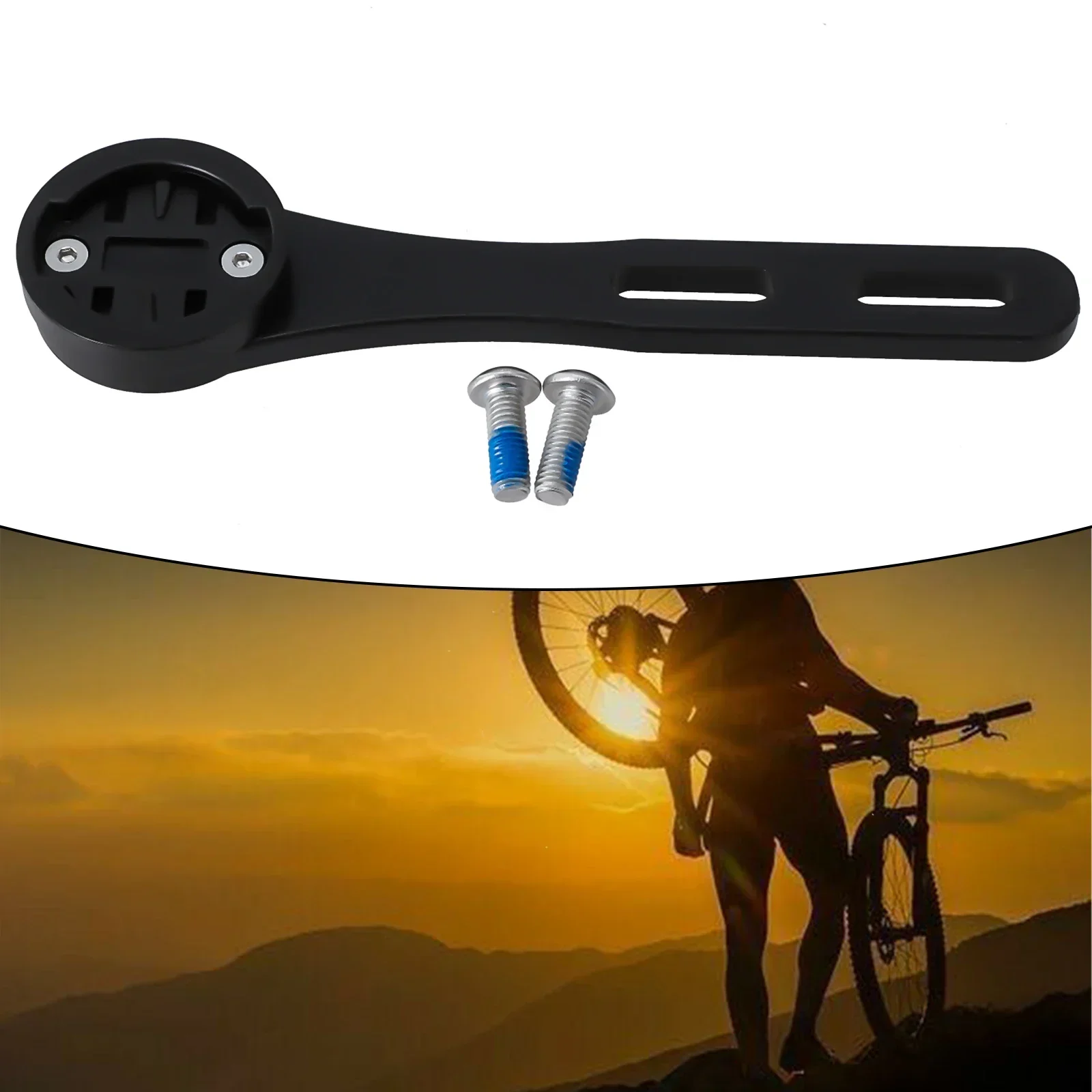 superior para soporte de computadora con manillar integrado para Garmin Lightweight Black 1x montaje incluido