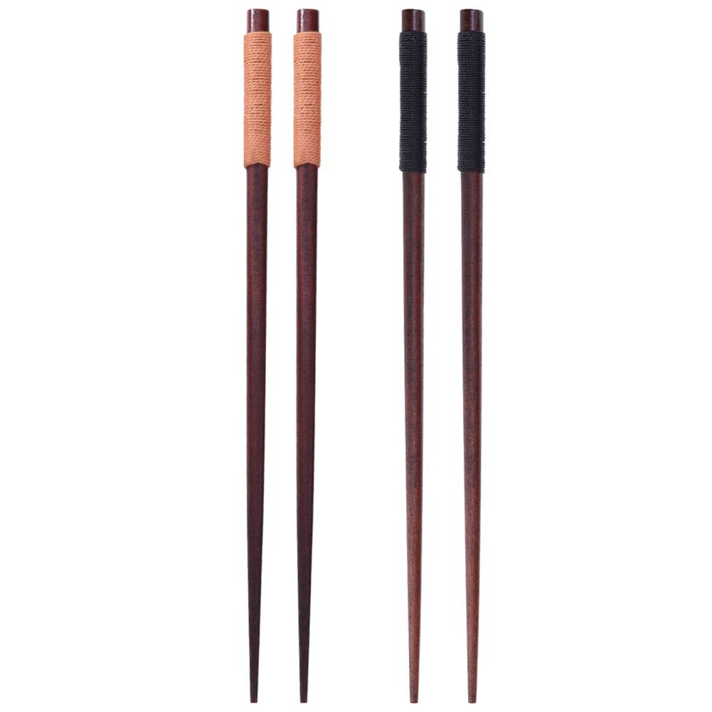 Natural Wood Chopsticks Spoon Japanese Korean Reusable Chopsticks for Sushi Kitchen Tableware Chinese Set Handmade
