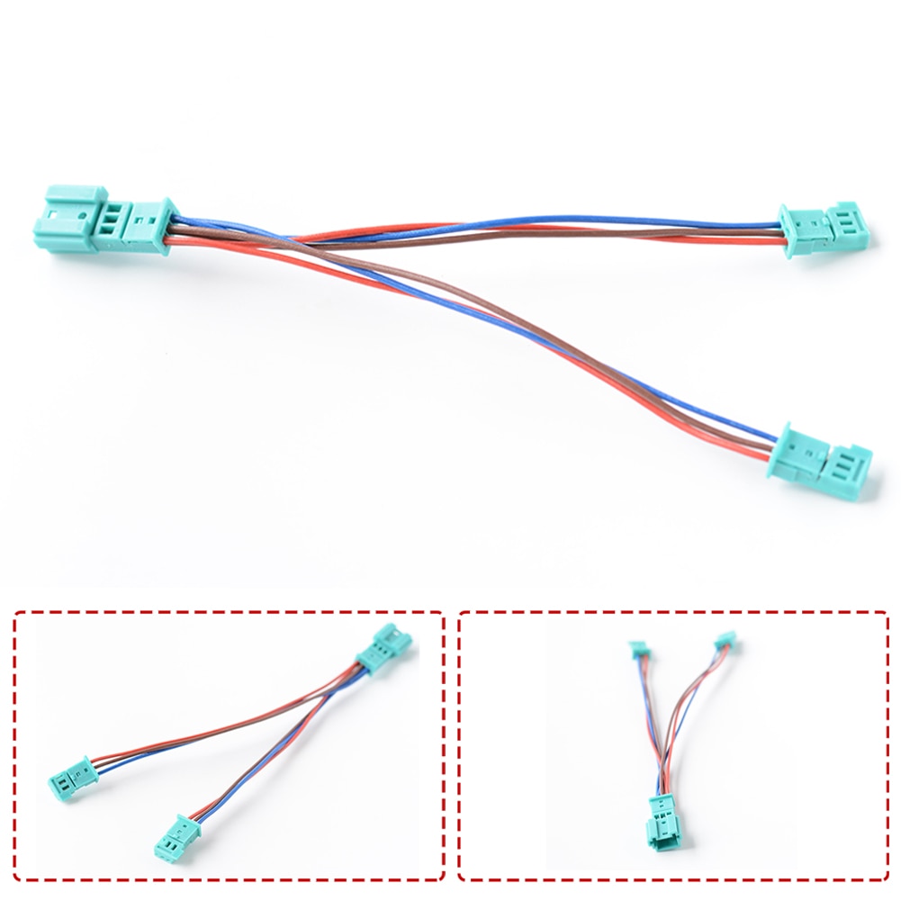 1Pcs Bekerhouder Led Omgevingslicht Ac Radio Adapter Y Kabel Voor Bmw F30 F31 F80 M3 F32 F33 F34 f36 F82 Autoradio Kabel