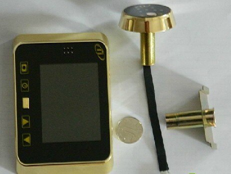 Toegangscontrolesysteem voor video-deurtelefoon met 3.5 inch brede kijkhoek en 120 graden