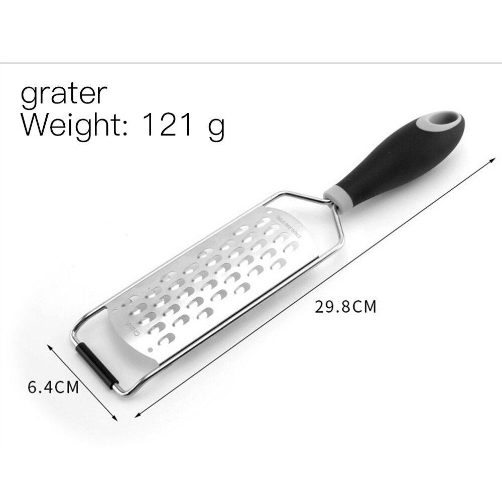Multifunctional Stainless Steel Cheese Grater Lemon Fruit Peeler Avocado Micro Planer Vegetable Tool Kitchen Gadget: A