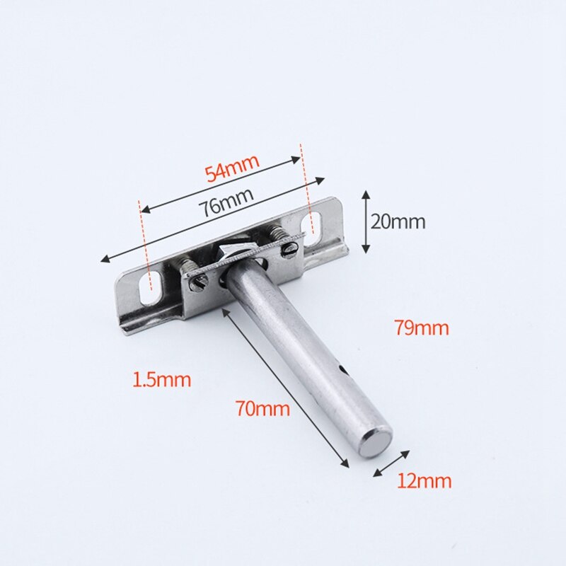 6PCS 3 inch Stainless Steel Floating Brackets Low Profile Shelves Concealable DIY Mount Blind Shelf Support Brackets
