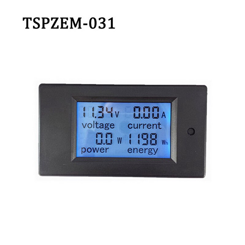 50a 100 a 80-260v dc 6.5-100v lcd digitalt voltmeter amperemeter strøm energi bilspenning strømmåler volt: Tsspem -031