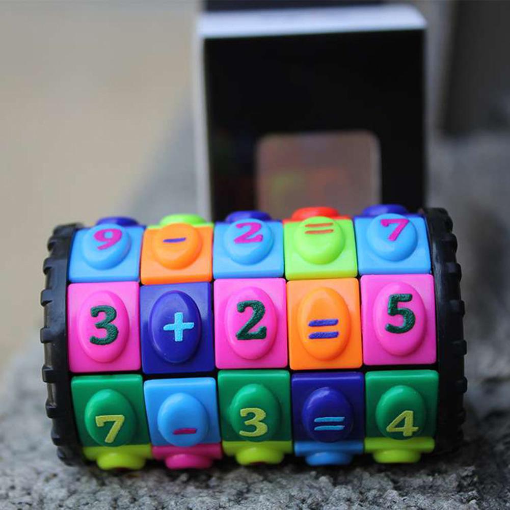 Kids Math Toy Mathematical Figures Digital Magic Puzzle Cubes Game Educational Toys For Children Early Learning