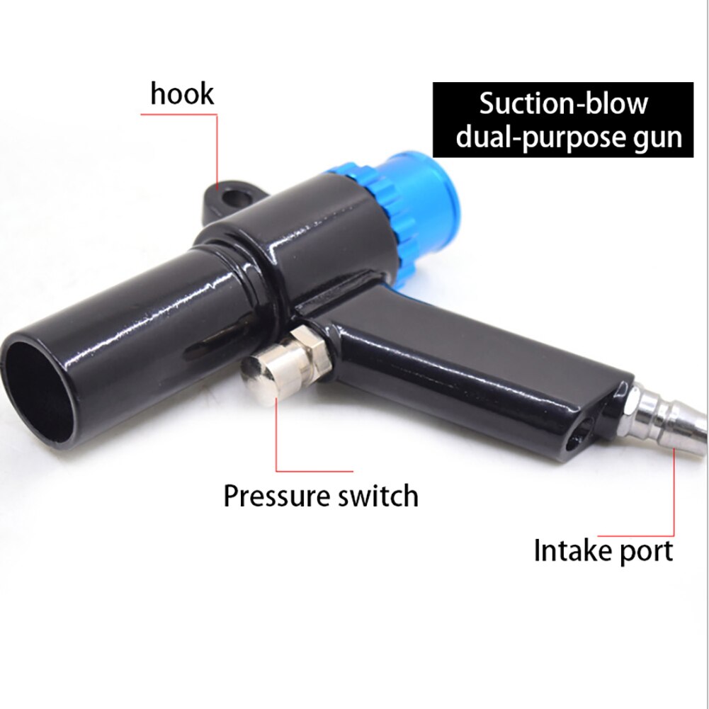Car Tire Cleaner Tool Kit Pneumatic Tools Vacuum Air Blower Vacuum Tire Dust Suction Garage Tool
