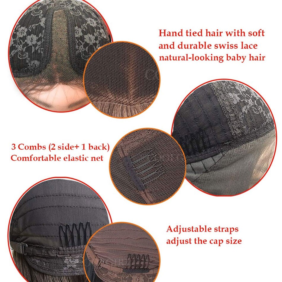 Glueless Kinky Straight Curly Yaki Synthetic Lace Front Wigs For Women Lace Frontal Wigs Full Hair Cosplay Daily Wig Heat Resist